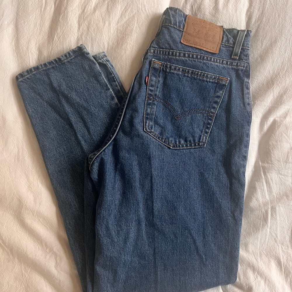 Levi's Blue Straight-Leg Jeans Classic Denim